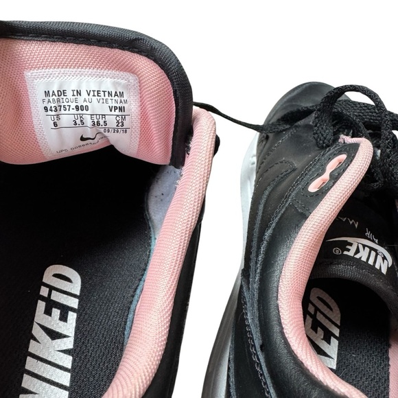 Nike Womens Air Max 1 ID DLF US Size 6 Black Pink Colorway Rare - Picture 4 of 11